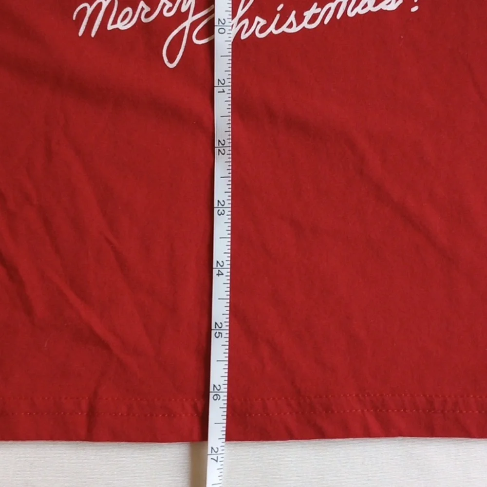 NWOT Gingerbread Man Bite Me T-shirt Unisex M Flashing Lights Ugly Sweater - Picture 7 of 7